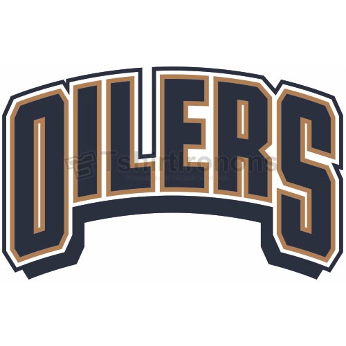 Edmonton Oilers T-shirts Iron On Transfers N147